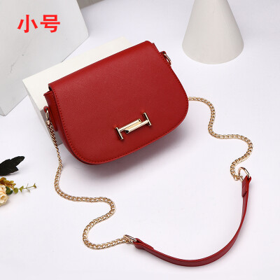 

Summer ins girls in the Korean version of the Chaozhou 2019 single shoulder slant bag fashion chain bag simple