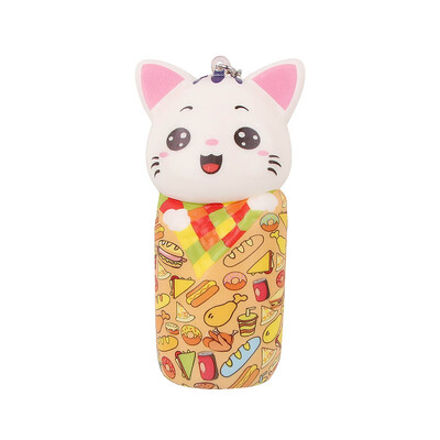 

Siaonvr Mini Adorable Cat Doll Slow Rising Kids Stress Reliever Decompression Toy