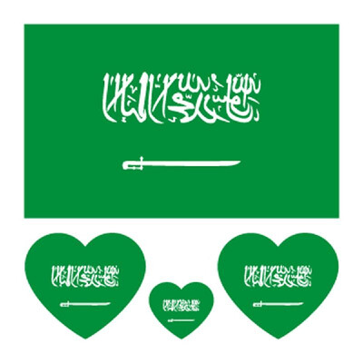 

Environmental Protection Waterproof&Anti-sweat National Flag Tattoos Stickers Football Fan Sticker
