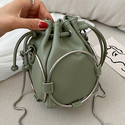 

Summer ring bag ladies 2019 new fashion trend Joker shoulder slung bucket bag summer