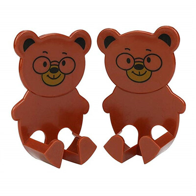 

Toponeto Cartoon Plug Holder Storage Rack Hook Kitchen Decoration Cute
