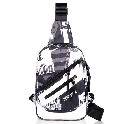 

Gobestart Fashion Oxford Zipper Shoulder Bags Chest Crossbody Bags