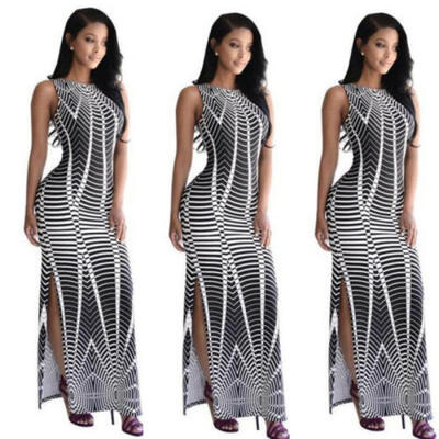 

US Women Boho Long Maxi Casual Dress Evening Party Beach Dresses Summer Sundress
