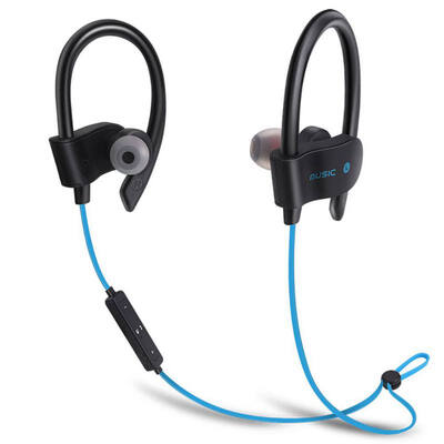 

Sports Sweat proof Stereo Earbuds Wireless Bluetooth Earphone Headset In-Ear Earphones With Mic For iPhone & Smartphone