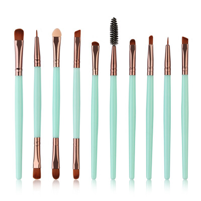 

Toponeto 10pcsset Makeup Brush Set tools Make-up Toiletry Kit Wool Make Up Brush Set