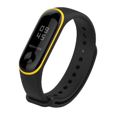 

Band Strap Watch Strap Sport Fashion Wearable Replaceable Translucent Double color Watch Band for XIAOMI MI Band 3