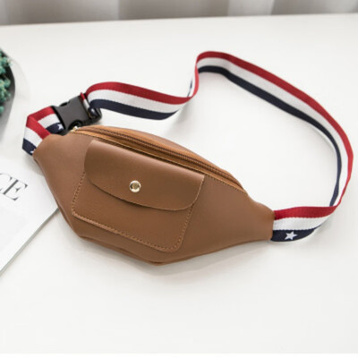 

Women Fashion Waist Bag Women PU Leather Graphic Print Fanny Pack Belt Cashier Pouch
