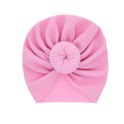 

Baby Girls Boys Turban Knot Head Wrap Cute Kids Hat Cotton Cap Soft Hat