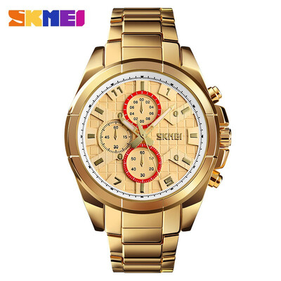 

SKMEI Mens Business Quartz Watch Three Dial 1378