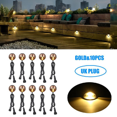 

LEDs Step Light Landscape Yard Lamp Warm White Waterproof IP65 Stair Light for Outdoor Indoor