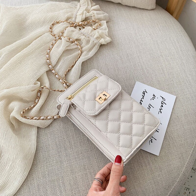 

Rhombog chain small bag female network celebrity mini mobile bag new 2019 Korean version 100 lap small square bag slanted bag tide