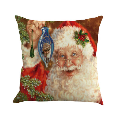 

Siaonvr Christmas Pillow Cover Pillowcases Decorative Sofa Cushion Cover 45x45cm