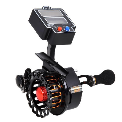 

41 Ball Bearings 351 Gear Ratio Right Left Hand Raft Fishing Reel with Solar Power Digital Line Counter