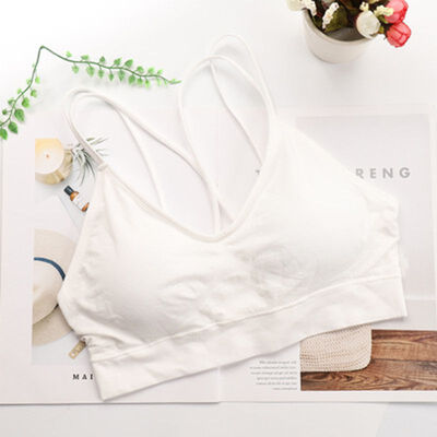 

Sexy Sports Double Shoulder Strap Anti-lighting Ice Silk Bra