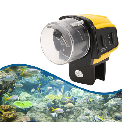 

1Pc Digital Automatic Electrical Plastic Fish Feeder Timer Home Aquarium Tank Food Feeding Hot Automatic Fish Feeder