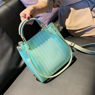 

Advanced sense bag foreign gas portable jelly bag handbags new 2019 Messenger bag wild ins fashion shoulder bag