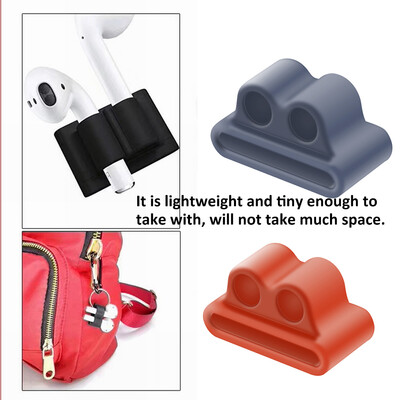 

Portable Earphone Silicone Cover Wireless BT Headphone Collector Headset Holder Organizer