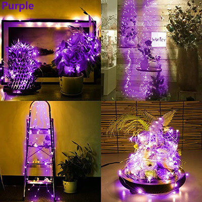 

Siaonvr 2M 20LED Solar Cork Wine Bottle Stopper Copper Wire String Lights Fairy Lamps