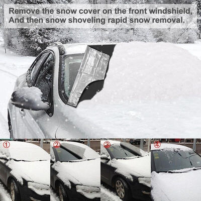 

Safty Use Auto Car Windscreen Snow Ice Frost WindShield Roof Covers Protector