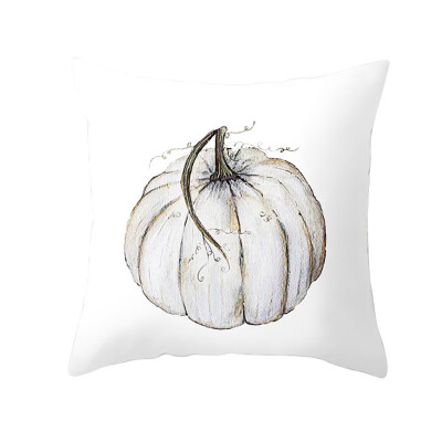 

Siaonvr Fall Halloween Pumpkin Pillow Case Waist Throw Cushion Cover Sofa Home Decor