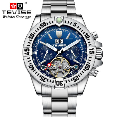 

Swiss tevise Tweiss 2019 new popular watch mens mechanical watch multifunctional network celebrity waterproof watch