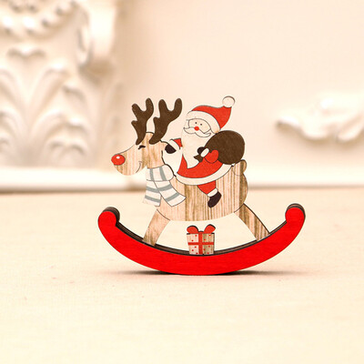

Toponeto Christmas Decorations Christmas Wooden Pendant Bow Wooden Tag
