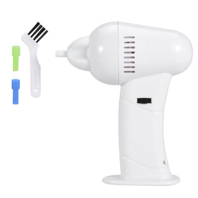 

Greensen Ear Vacuum CleanerElectric Safety Vacuum Ear Care Cleaner Painless Cordless Earwax Remover With Nozzle Brush