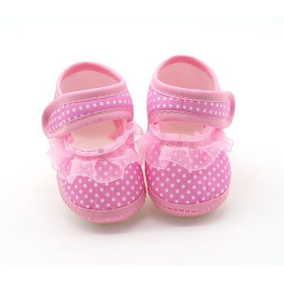 

High Quality Baby Girls Summer Toddler Bowknot Mesh Flower Footwear Cloth Soft Sole First Walkers Shoes