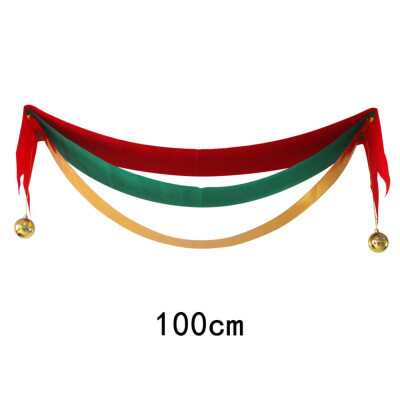 

Tailored Christmas Wave Flag Hanging Flag Xmas Display Window Scene Arrangemen Decoration