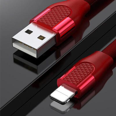 

JOYROOM M359 5V24A Lightning Cable Braided Fast Charging Cord For IPHONE-1m