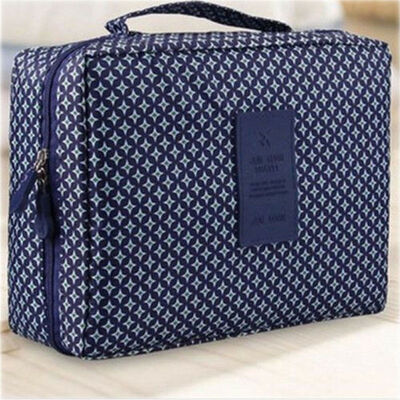 

Travel Cosmetic Makeup Bag Toiletry Case Hanging Pouch Wash Organizer Storage