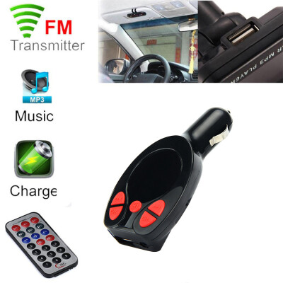 

〖Follure〗MP3 Player Wireless FM Transmitter Modulator Car Kit USB SD MMC LCD Remote BK