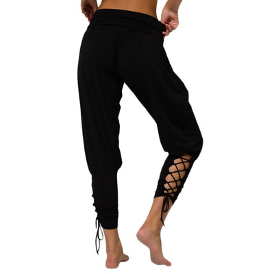 

5 Colors Wholesale HIP HOP Pants Women Europe And America New Solid Color High Waist Pocket Strap Casual Feet Pantalon Femme