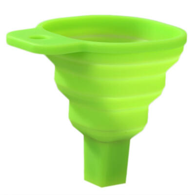 

Mini Folding Funnel Kitchen Household Portable Silicone Dispenser with Hook