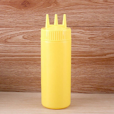 

Luxury Creative Life Kitchen Accessories Three-Hole Plastic Squeeze Sauce Bottle Sauce Bottle