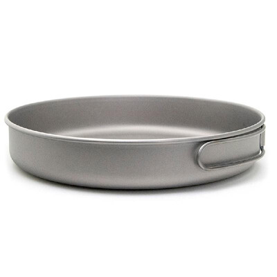 

Ultralight Titanium Frypan Outdoor Camping Hiking Picnic Cooking Frying Pan