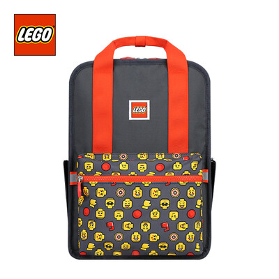

LEGO LEGO childrens school bag casual backpack 10 years old or older backpack light work bag adult parent-child package large version men&women red 20128