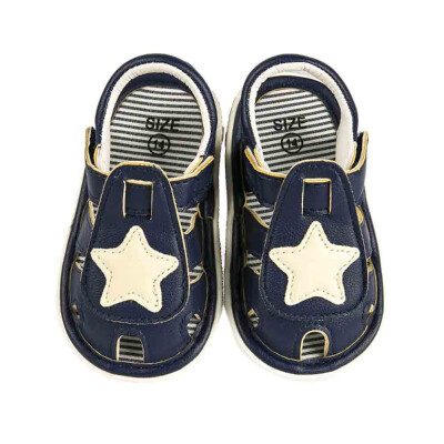 

PU Baby Sandals Newborn Baby Shoes Sounds Funny Girl Sandals Prewalker Pentagram Beach Baby BOy Shoes 0-12M Princess BOy Sandals