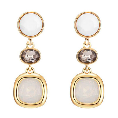 

Water Drop Resin Earrings Girl Gold Color The Swinging Earring