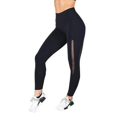 

Sexy Women Sports Yoga Pants Mesh Patchwork Trousers Stretch Slim Leggings