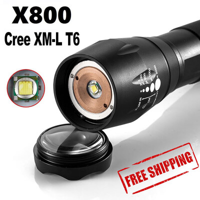 

Saidsome G700 Flashlight 5000lm BRIGHT X800 Tactical LED Military Design flashlight lamp
