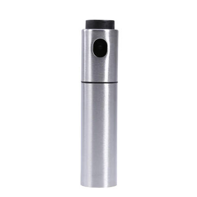 

Stainless Steel Olive Cooking Oil Spraying Bottle Vinegar SprayerSilver