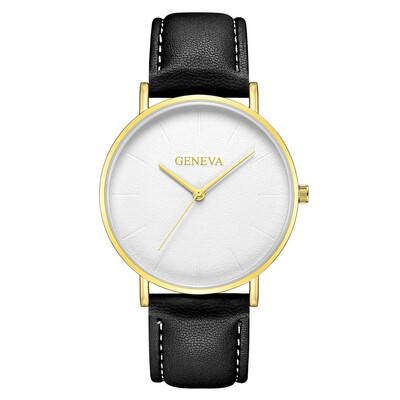 

Cheap Fashion Casual Women Students Minimalist Trend Temperament Art Design Small Dial leather Couple Watches