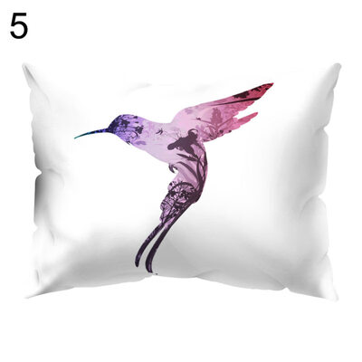 

Color Animal Printed Rectangle Throw Pillow Case Cushion Cover Home Car Decor