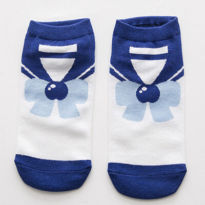 

1 Pair Anime Sailor Moon Socks Luna Artemis Diana Cats Women Cotton Blend Hot