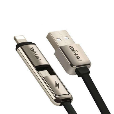 

BH-SJX126 V8 2-in-1 Charge Cable 24A Lightning Type-c Fast Charging And Syncing Cord