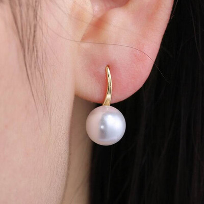 

New Brand Design Gold Color Wild Simulated Pearl Earrings For Women Personality Geometric Female Elegant Earring Accessories
