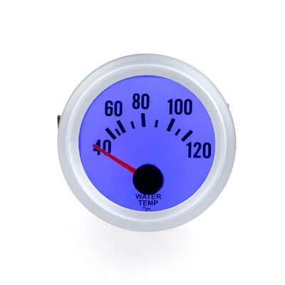 

Water Temperature Meter Gauge with Sensor for Auto Car 2" 52mm 40120Celsius Degree Blue LED Light