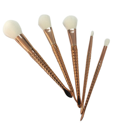 

Toponeto 5Pcs Pro Makeup Cosmetic Brushes Set Powder Foundation Eyeshadow Lip Brush