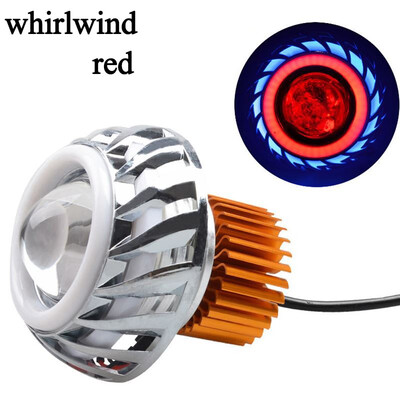 

1pcs Motorcycle Headlights 2400lm led lighting Colorful motorbike Fog Lamp 12v Waterproof lights Motorbike Auxiliary Headlamp